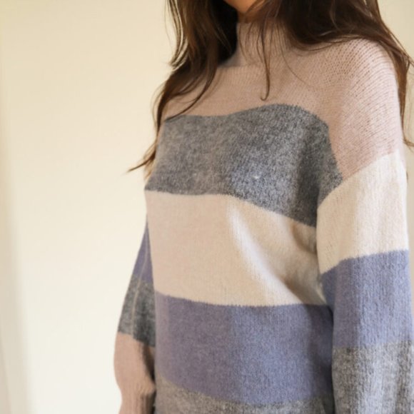 NWT Colorblock Kint Sweater Dress - Picture 4 of 5